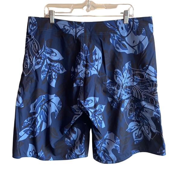 Crazy Shirts Hawaiian Floral Board Swim Trunk Short 38 - Picture 6 of 11